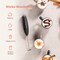 Powerful Handheld Milk Frother, Mini Milk Frother Wand, Battery Operated Stainless Steel Drink Mixer - Milk Frother Stand for Milk Coffee, Lattes, Cappuccino, Frappe, Matcha, Hot Chocolate